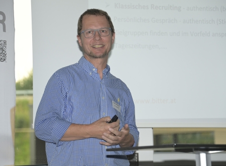 Zukunftsregion Steyr - Stammtisch 4.0 bei Bitter am 20.6.2022 - Armin Pachinger, Foto: Peter Kainrath