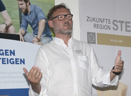 Zukunftsregion Steyr - Stammtisch 4.0 bei Bitter am 20.6.2022 - Paul Voithofer, Foto: Peter Kainrath