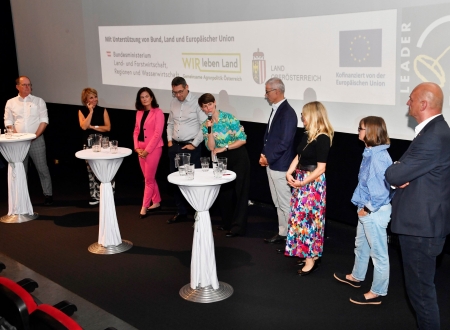 V.l.n.r.: Bernhard Ruf, Daniela Zeiner, Bettina Stelzer-Wögerer, Markus Vogl, Doris Gugler, Udo Schwarz, Martina Kalkgruber, Julia Wagner, Christian Dörfel